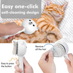 Mrsdayu steam brush misting function on cat fur