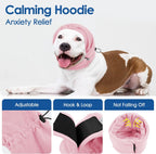 Pink small dog ear wrap hematoma prevention no shake head cover