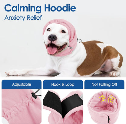 Pink small dog ear wrap hematoma prevention no shake head cover