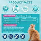 Woyamay pet wellness anxiety relief supplement bottle for kittens and adult cats