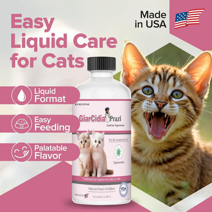 United States imported cat dewormer oral drops bottle
