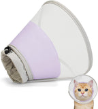Supet Soft Cat Cone Collar to Stop Licking, Breathable Mesh Cone with Waterproof Liner Recovery Collar, for Kitten, Comfortable Elizabethan Alternative for Spay Neuter Grooming (M) - Image 13