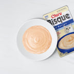 INABA lickable creamy purÃ©e cat food topper pouches arranged neatly
