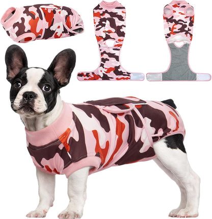Kuoser Recovery Suit for Dogs Cats After Surgery, Professional Pet Recovery Shirt Dog Abdominal Wounds Bandages, Substitute E-Collar & Cone,Prevent Licking Dog Onesies Pet Surgery Recovery Suit - Image 15