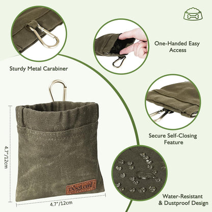 Waterproof Oxford cloth material testing on the ETIAL durable pet food dispenser pouch.