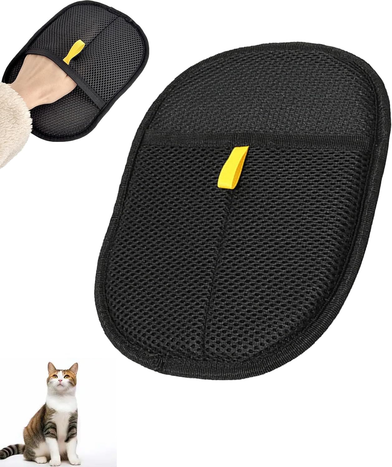 VelPets cat comb front view stainless steel grooming tool