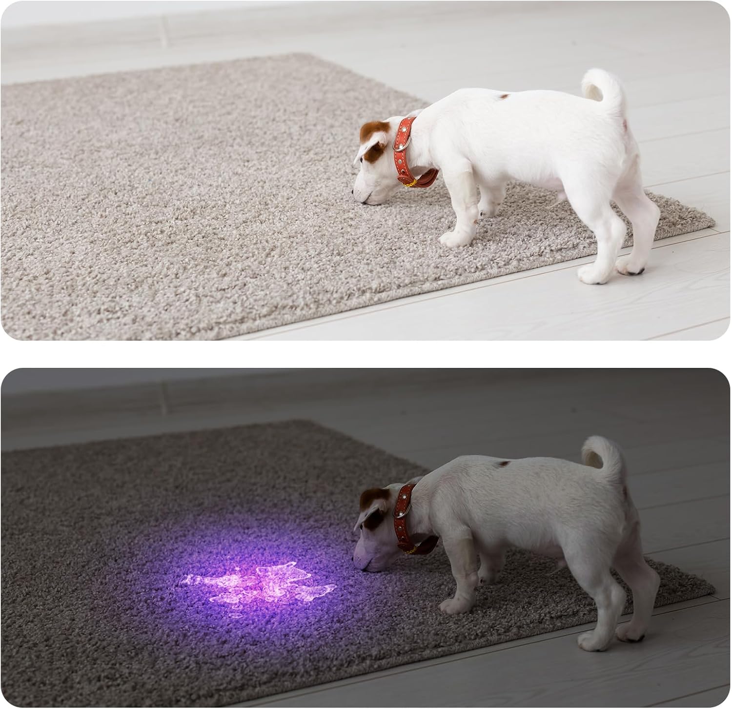 COSOOS portable UV light curing resin art on a crafting table