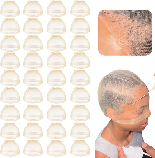 Z-Charmmy Sheer HD Wig Caps 36 pieces pack front view