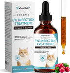 VivaElixir Cat Eye Infection and Vision Care Support liquid supplement bottle front view for feline eye health