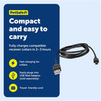 PetSafe wireless fence replacement charger showcasing the durable black cable construction.