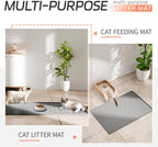 Bulkniu grey pet mat showcasing dual use as a comfortable massage resting pad for cats.