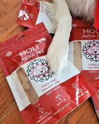 Resealable eight ounce bag of premium HOLI pet food mixer