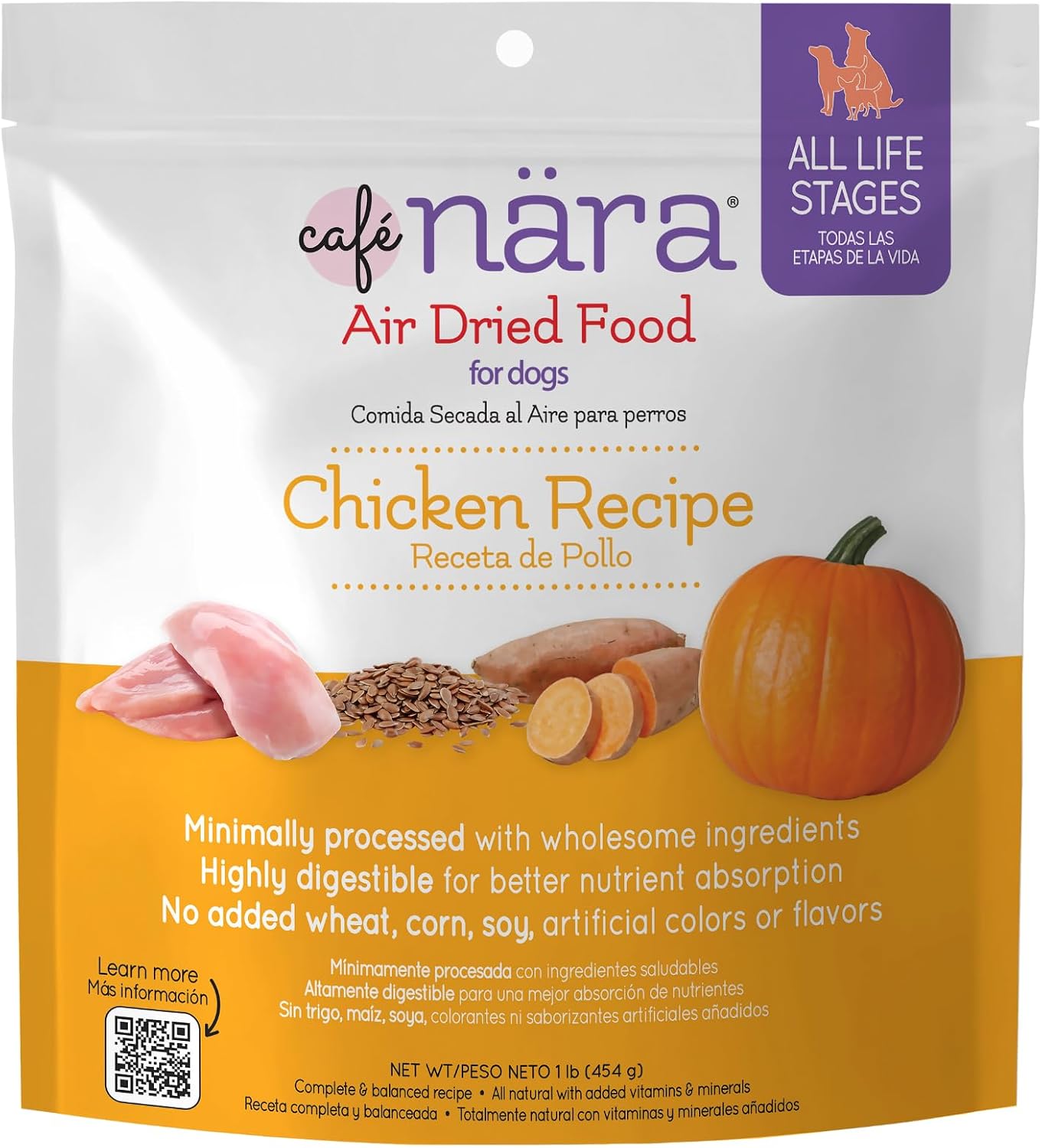 Caf Nara - Lamb Air-Dried Food for Dogs - Complete Meal, Food Topper or Treat - Minimally Processed & Highly Digestible - for All Breeds & Ages - Wheat, Corn & Soy Free - Made in USA - 3 lb Bag - Image 9
