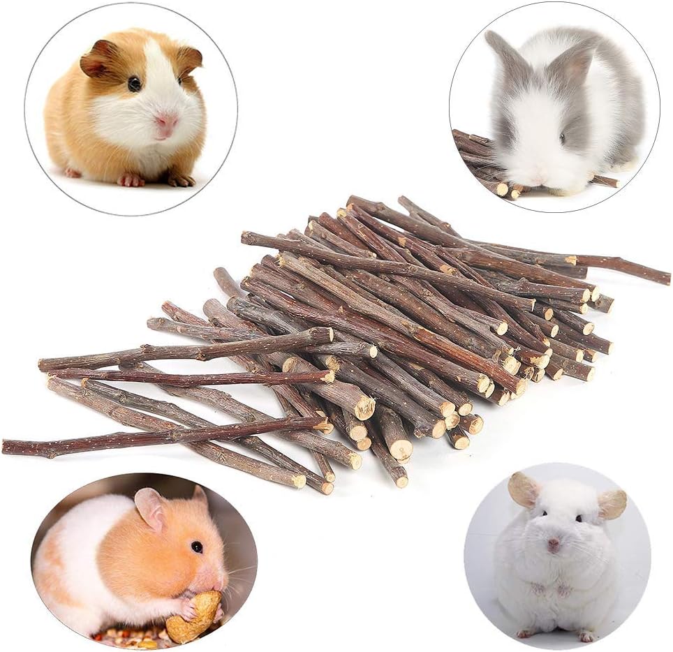 Bojafa small animal molar toys laid out to show length and thickness