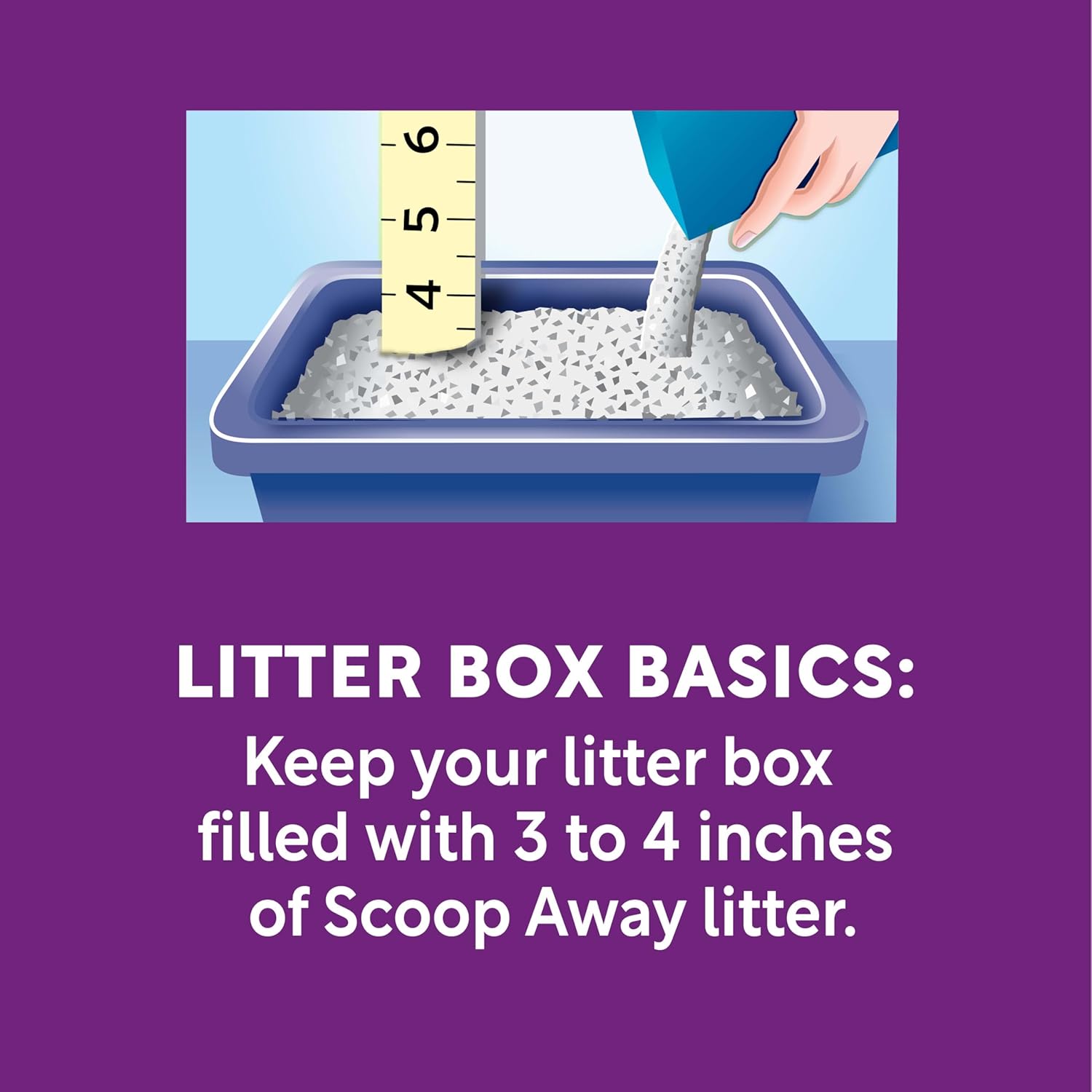 Two bags of Scoop Away Advanced Multi-Cat litter