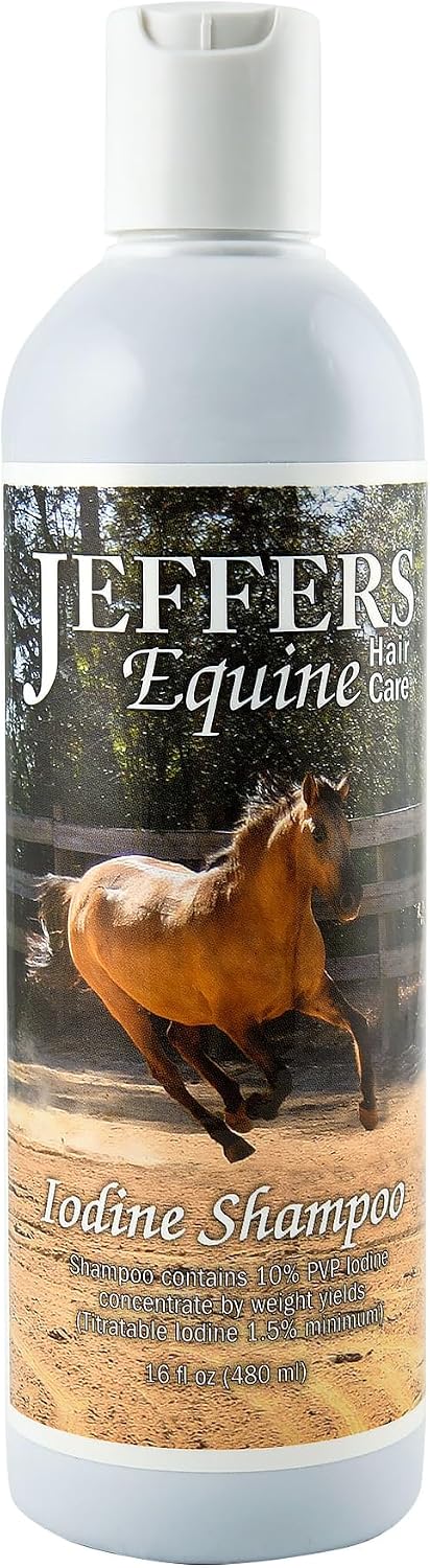 Jeffers Equine Antibacterial & Antifungal Medicated Horse Shampoo 16 Oz - Gentle Coconut Oil Based Grooming Shampoo for Horses, Daily Bathing, Show Prep, Trail, Stable, Coat & Skin Care - Image 10