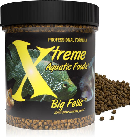 Xtreme Big Fella 3.0mm Pellets: Professional Nutrition for Medium to Large Cichlid/Community Fish - Boost Immune & Digestive Health, Color & Energy, Max Protein Fish Food - USA Farm Grown (20oz) - Image 9