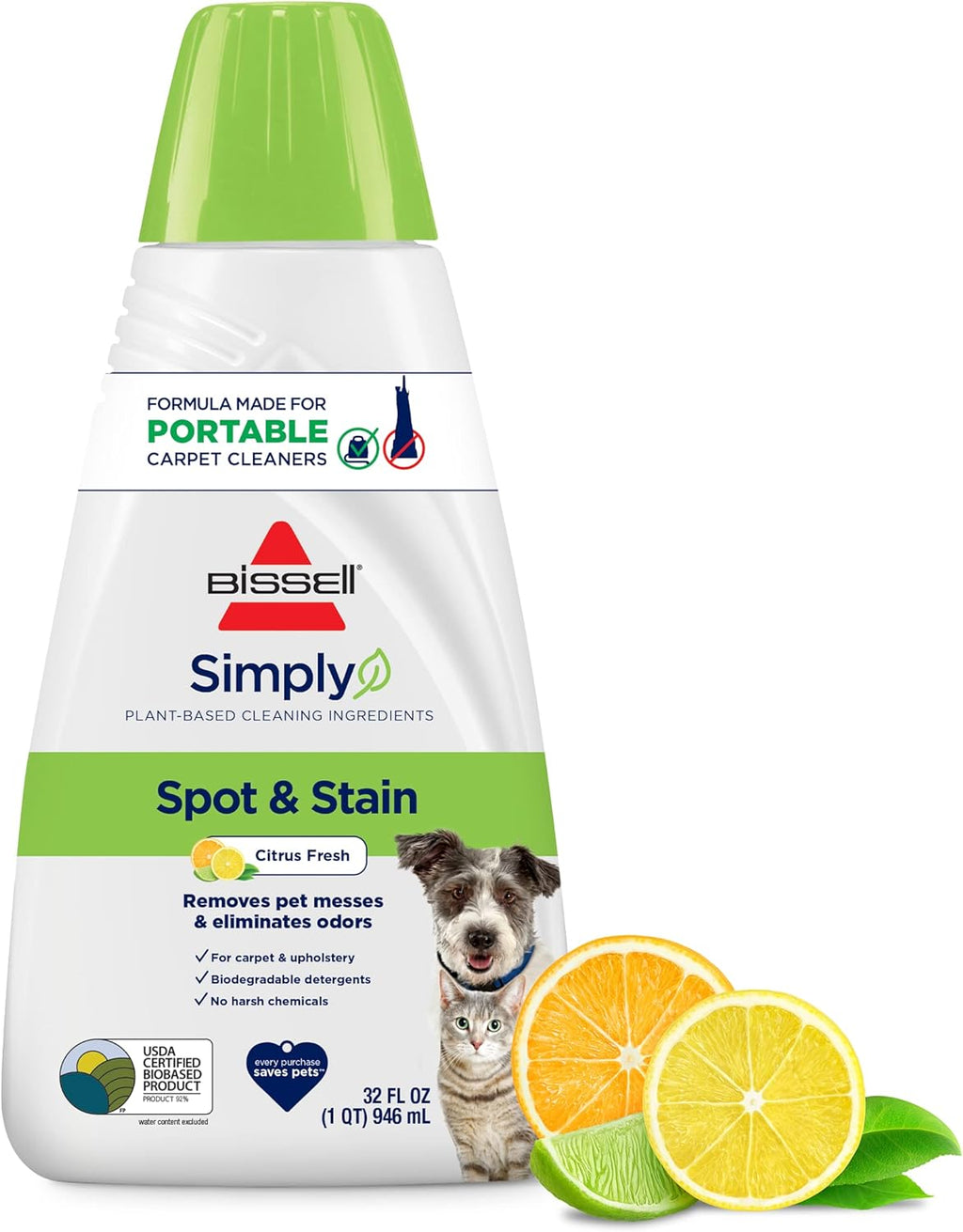 Bissell 74R7 Pet Stain & Odor Portable Machine Formula, 32-Ounce, Fl Oz - Image 10
