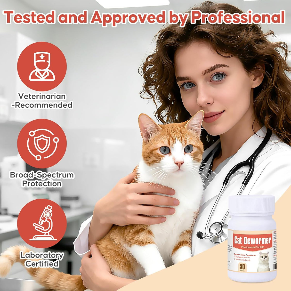 Hgdsyka broad spectrum pet health supplement for kittens and adult cats