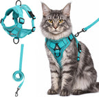 Large Cat Harness & Leash Set, Escape-Proof Soft Vest for Outdoor Walking - Image 11