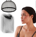 Smilco 10 piece mesh wig cap set in black packaging