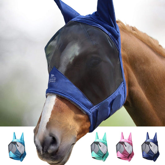 Harrison Howard CareMaster Pro Luminous Horse Fly Mask front view