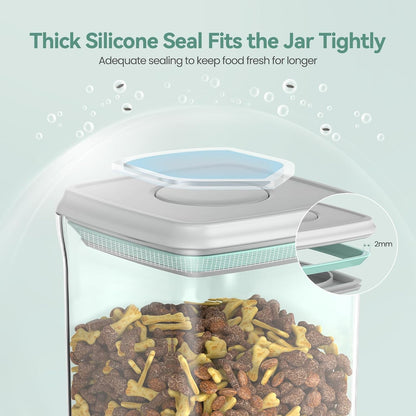 Fafaflyer stackable treat container in a pantry setting