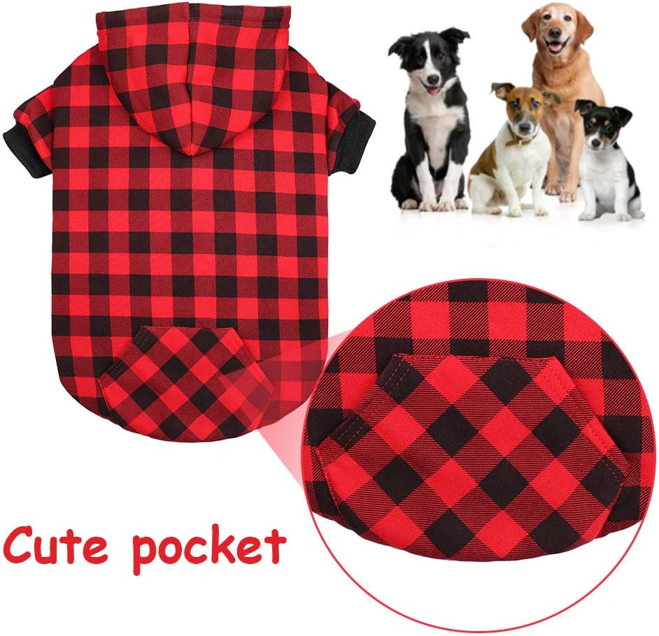 Mtliepte extra large dog sweater with functional hat and pocket