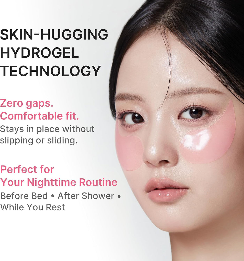 medicube Hydrogel Eye Patches with PDRN, Caffeine & Collagen (60 Counts) - Image 5