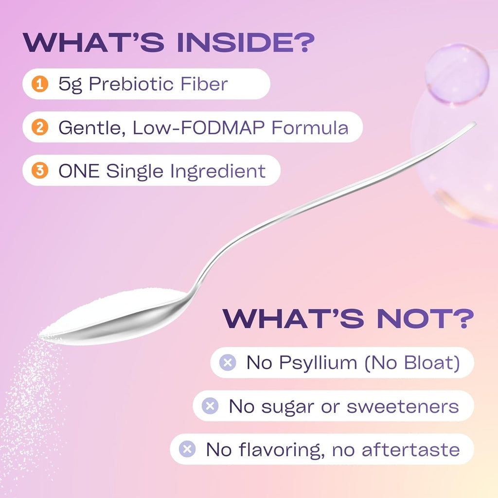 GoBiotix Prebiotic Fiber Boost mixed in a glass of water