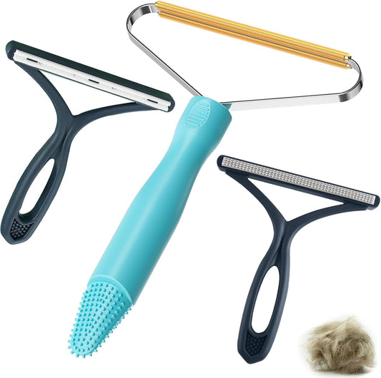 Acudsa 3-Pack Pet Hair Removal Tool set front view