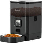 VOLUAS Automatic Cat Feeders - Timed Pet Feeder for Cats and Dogs with Dry Food Dispenser, Desiccant Bag, Programmable Portion Control, 4 Daily Meals, 10s Voice Recorder - Image 9