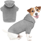 Fuzzy Dog Sweaters for Large Dogs Pet Hoodie Clothes Warm Soft Pet Coats Hooded Sweatshirt Dog Hoodie for Large Dogs(Pink-L) - Image 13