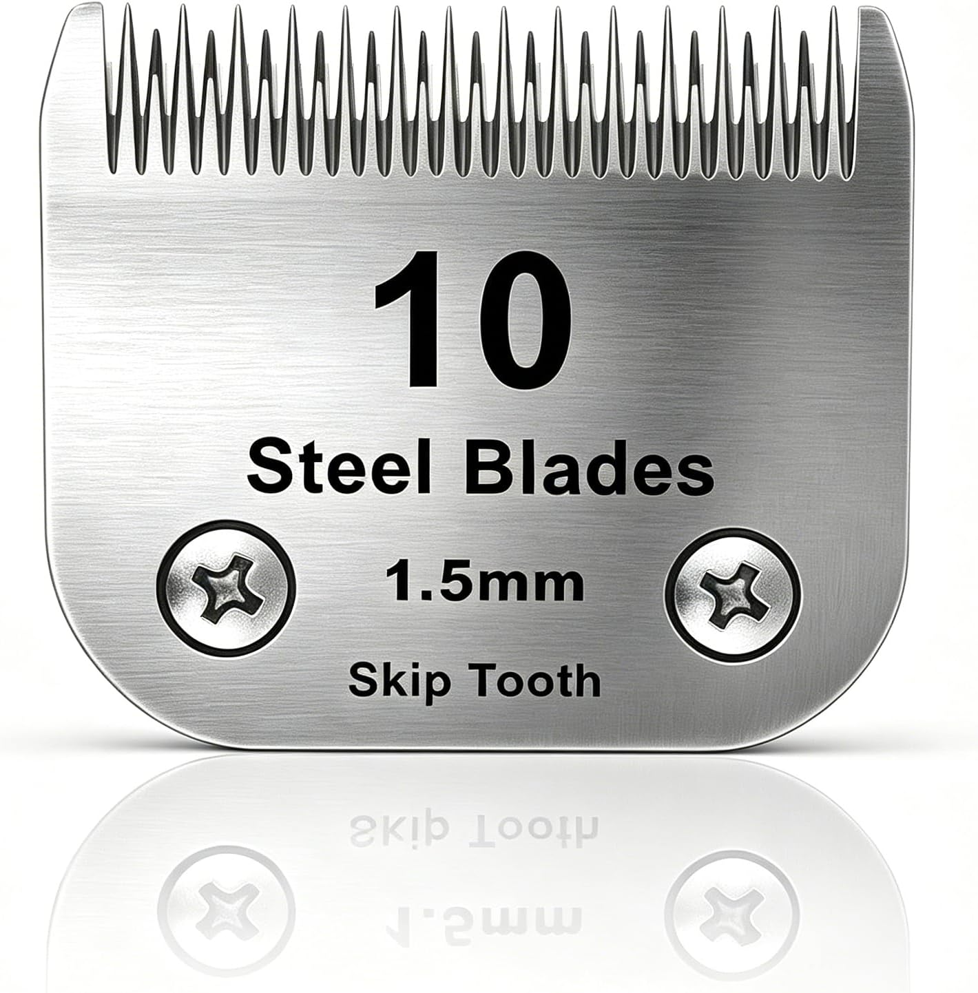 7 Skip Tooth Detachable Pet Dog Grooming Steel Blades,Compatible with Andis,Oster A5,Wahl KM10 Series Clippers,Cut Length 1/8-Inch (3.2mm) 1 Pack - Image 10
