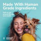 Back label showing ingredients of Miracle Vet shampoo