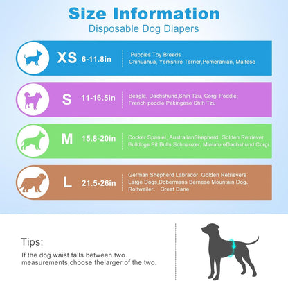 Ypfyed doggie diapers adjustable fur safe fasteners close up