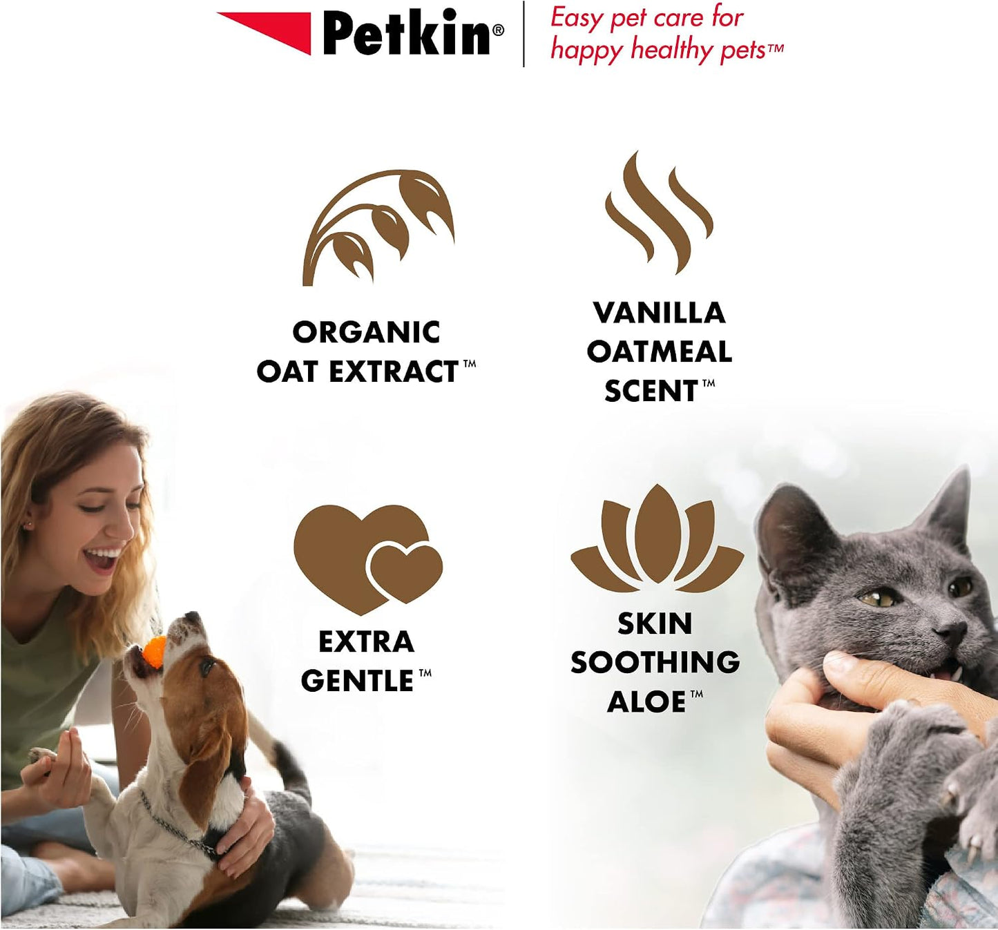 Waterless pet cleaning wipes for muddy paws and daily pet hygiene.