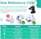 Black Rosvola dog headcollar laid out flat with all adjustable nylon straps fully visible.