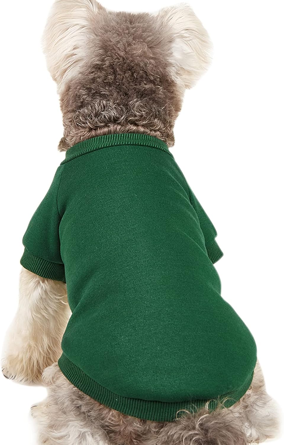 Soft fleece cat sweater warm winter pet sweatshirt knitwear pullover