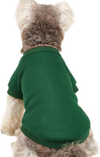 Soft fleece cat sweater warm winter pet sweatshirt knitwear pullover