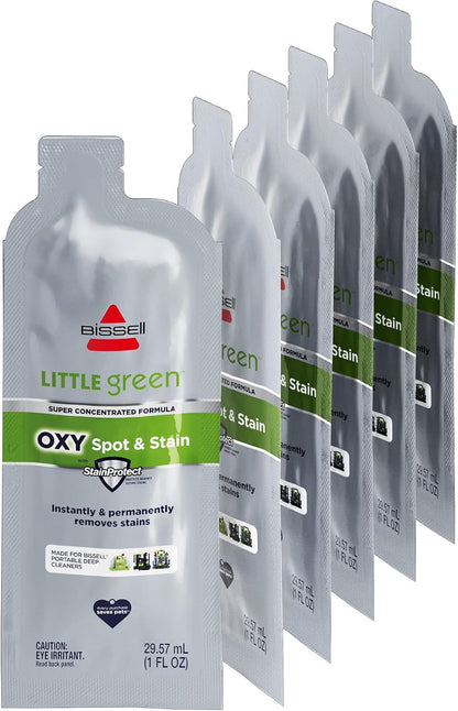 NEW BISSELL Little Green Pro Oxy Spot & Stain Super Concentrate Cleaning Formula for Portable Deep Cleaners,6 Super Concentrate Pouches,(Pack of 2) - Image 11