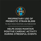 Veterinary recommended canine gut brain axis calming supplement
