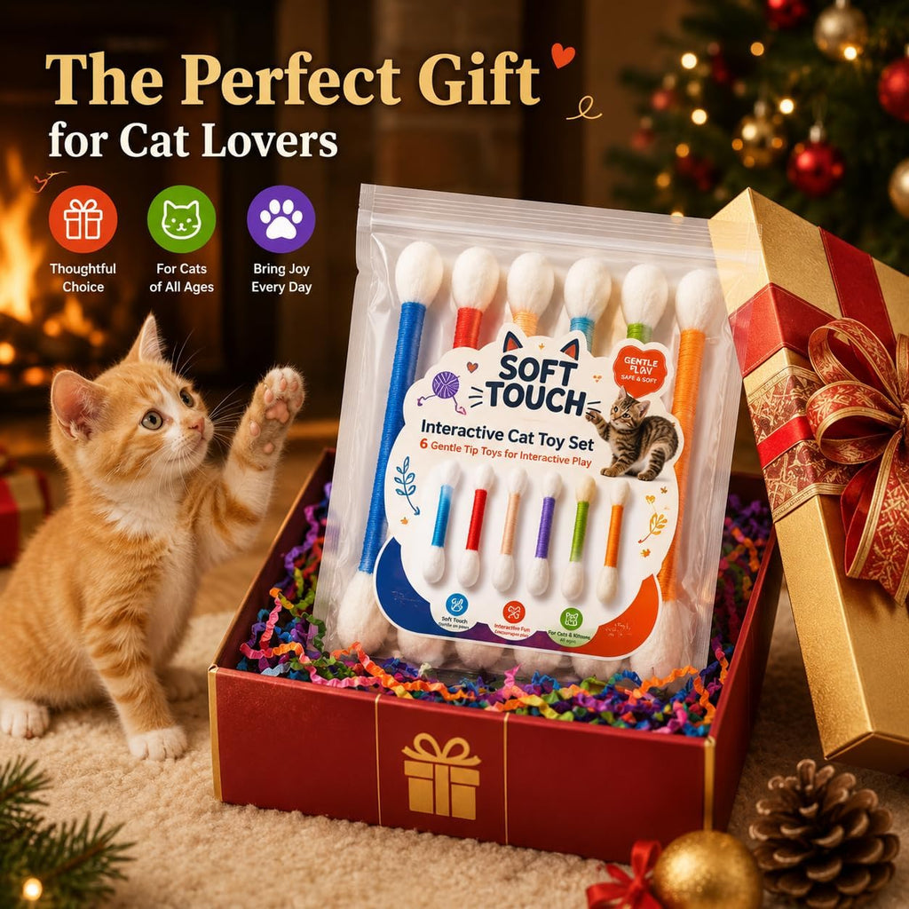 High quality USA-imported giant cat swab toys 6 piece set