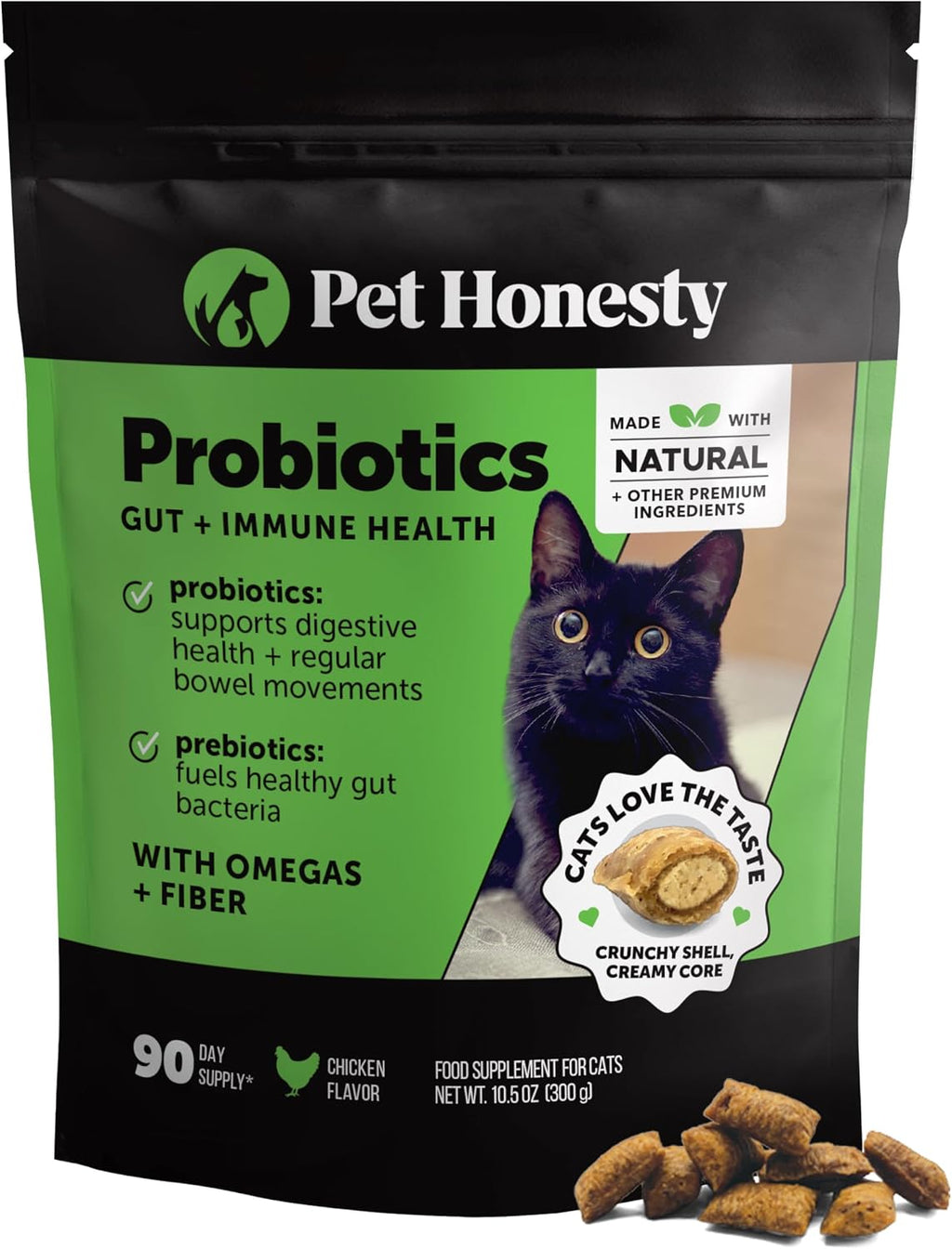 Pet Honesty Vet Backed Cat Probiotic Chews, Chicken, 30-Day Supply - Image 13