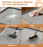 Hicooi thirty six by twenty four inches cat mat with paw friendly texture.