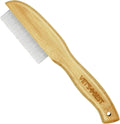 Vet's Best Flea Comb with bamboo handle side view