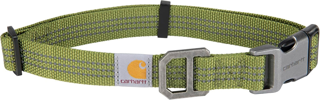 Carhartt Nylon Webbing Dog Collar, Fully Adjustable W/Durable Side Release Buckle and Reflective Stitching, Shaded Spruce, Large - Image 10