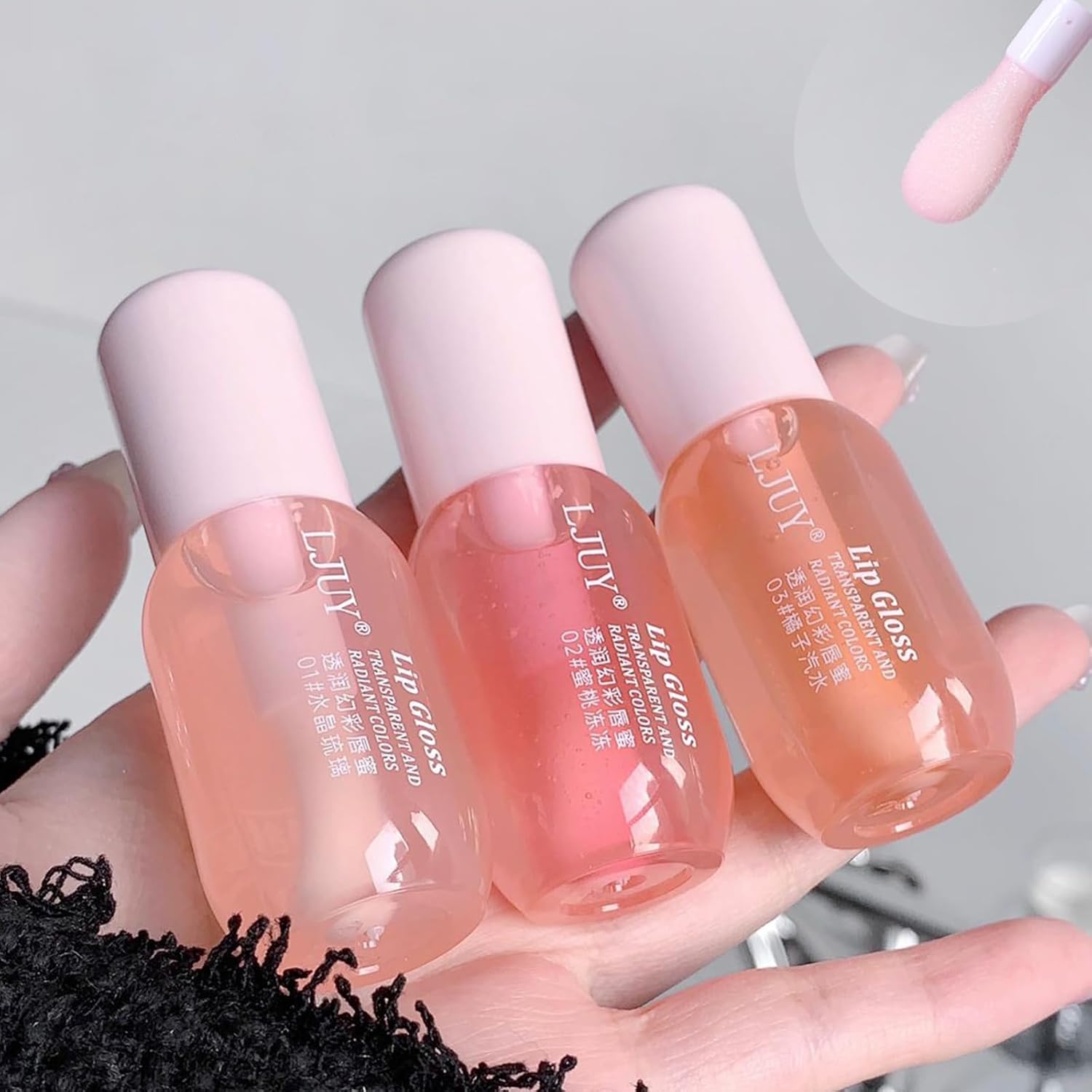 Beloved Skins 3 piece moisturizing lip balm set front view