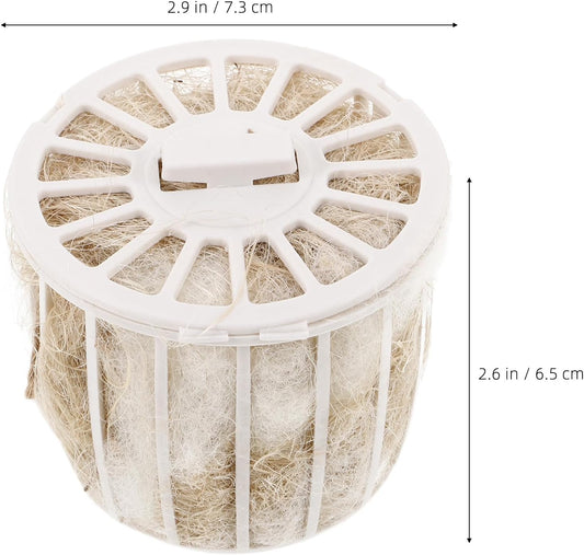 Natural jute and cotton nesting fibers for parakeets