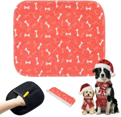 Puppy Pee Pads with Pheromones, Washable Puppy Training Pads for Dogs Reusable Puppy Potty Pads for Dogs and Cats(with Pet Hair Removal Gloves) - Image 15